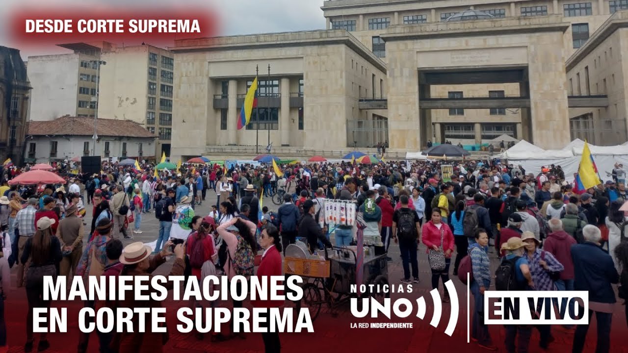 Manifestaciones Frente A La Corte Suprema De Justicia | Noticias Uno Al ...